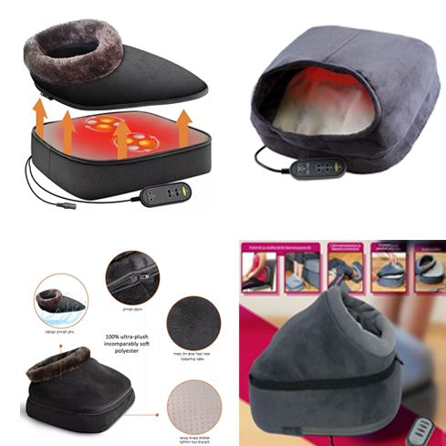 מכשיר עיסוי לרגליים ולגב מבית RelaxPro